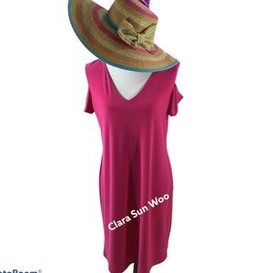 Clara Sun Woo hot pink shift dress M